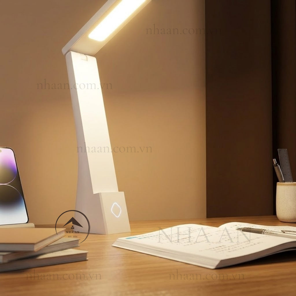 ĐÈN HỌC, ĐỌC SÁCH LED – CẢM ỨNG, GẬP GỌN - TRẮNG