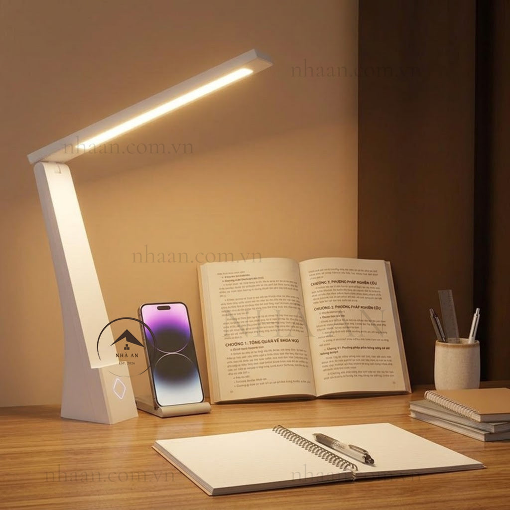 ĐÈN HỌC, ĐỌC SÁCH LED – CẢM ỨNG, GẬP GỌN - TRẮNG